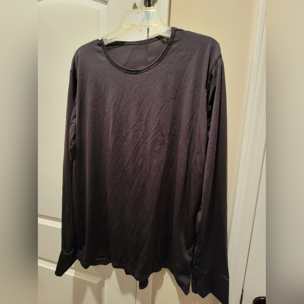 NWOT Polartec Men's Black Long Sleeve Shirt